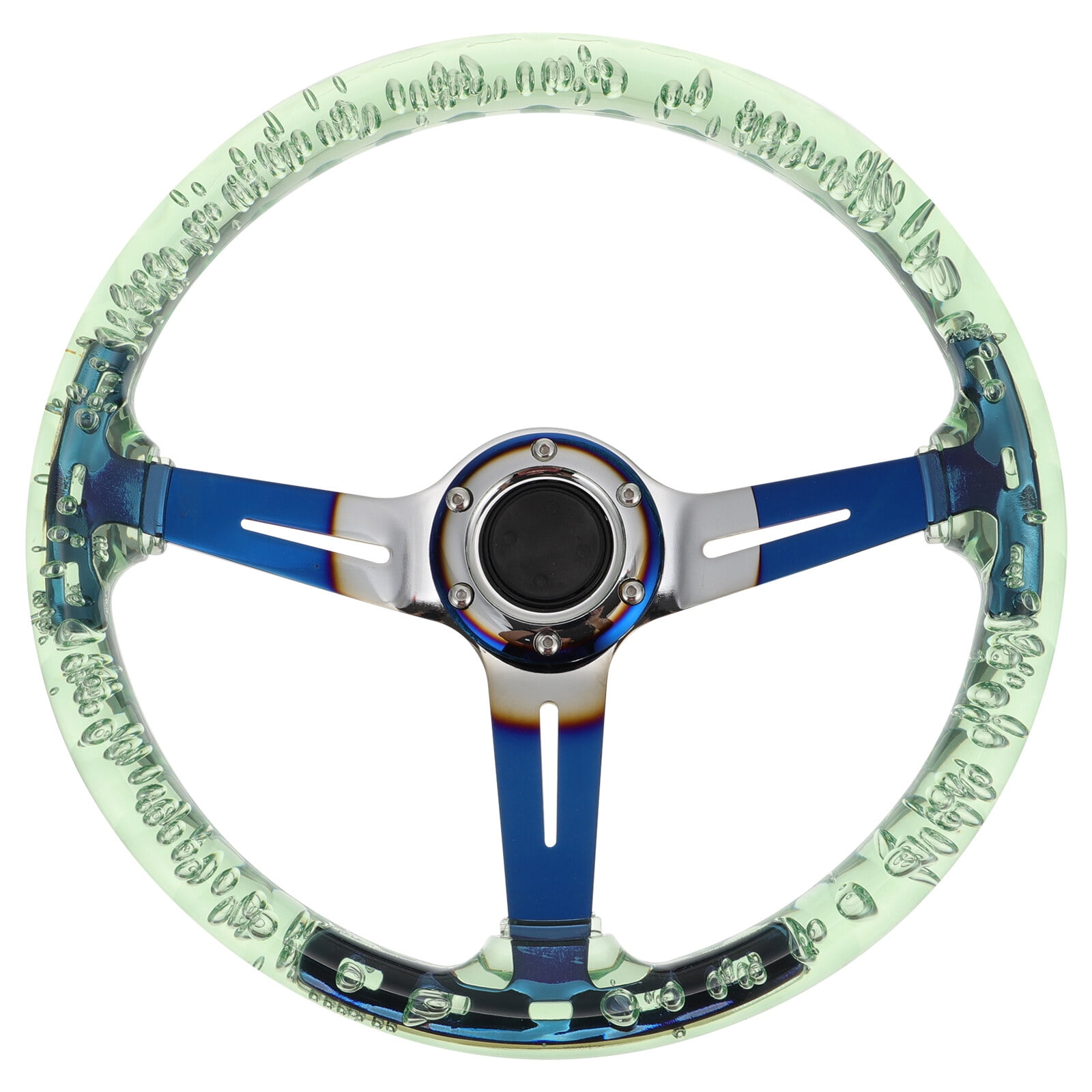 1pc Shiny Car Steering Wheel Useful Steering Wheel Modification ...