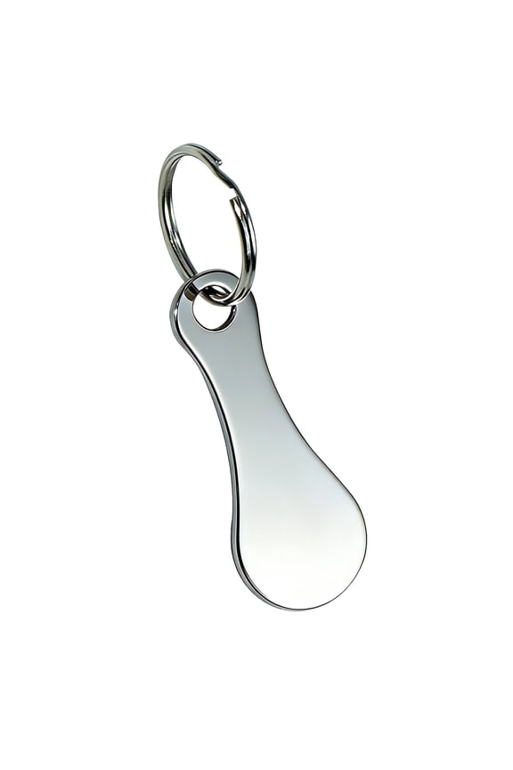 1pc Shopping Cart Keychain,Mini Metal Shopping Trolley Tokens Keychain,Multifunctional Metal Grocery Cart Key Remover,Portable Shopping Cart Quarter Keychain for Grocery Shopping Cart(Silver)