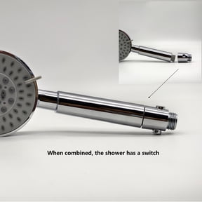 1pc Shower Head Stop Valve, Made of ABS Material, Water Flow Control, G1/2 Water Inlet, Suitable for Use in Bathrooms, Rvs, Hotels, And Shower