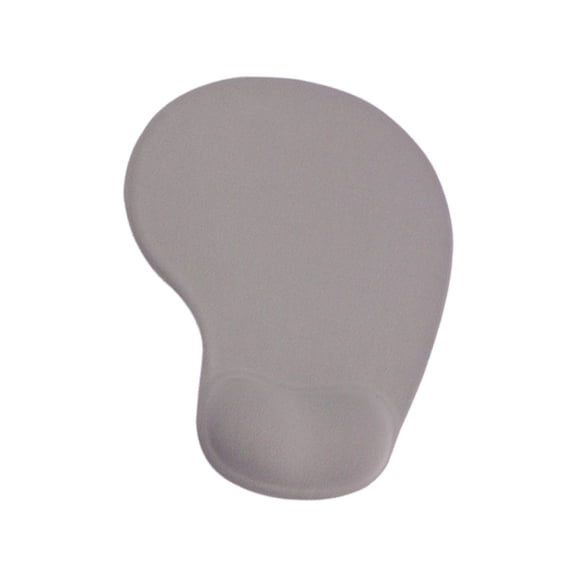 1pc Silicone Comfortable Thickened Anti-Slip Wrist Rest Mouse Pad - 3D Stereo Effect, Suitable for Office & Home Grey
