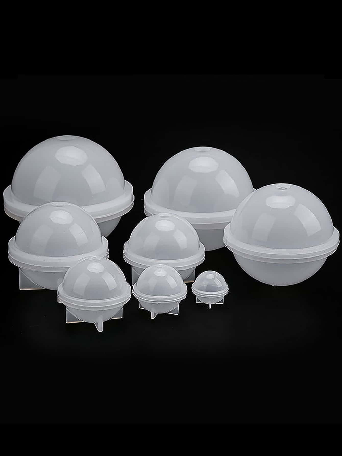 1pc Silicone Mold For Crystal Drop Ball Shape Diy Crafts