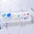 thumbnail image 1 of 1pc Silicone Molds Resin Casting Molds For UV Resin Epoxy Resin Jewelry Making Round White 135x45x5mm Inner Diameter: 4mm 6mm 8mm 10mm 12mm 16mm 20mm & 22mm, 1 of 6