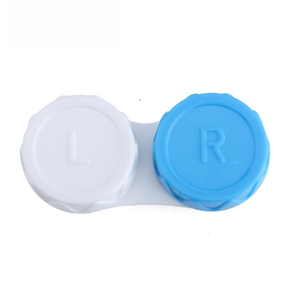 1pc Simple Portable Companion Box Travel Easy Carry Storage Container Pocket Mini Contact Lens Case