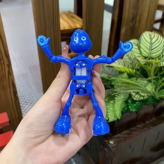1pc Simulation Robot Dancing Wind-Up Toys, Funny Split Toys, Creative Wind-Up Dance Split Toys, Mini Dancing Robot Wind-Up Toys, Rocking Fun Wind-Up Toys, Fun Gifts for The Holidays