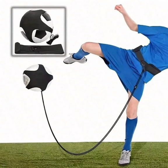 1pc Single Person Training Tool, Elastic Football Juggling Strap, Improve Ball Control Anytime And Anywhere, Adjustable Elastic Juggling Strap, Help Efficient Training, Football Sports Equipment Foot