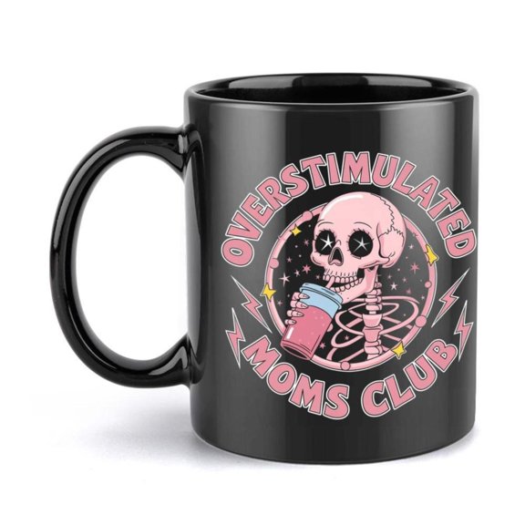 1pc Skeleton coffee Mug 11 Ounce Holiday Birthday Christmas Summer