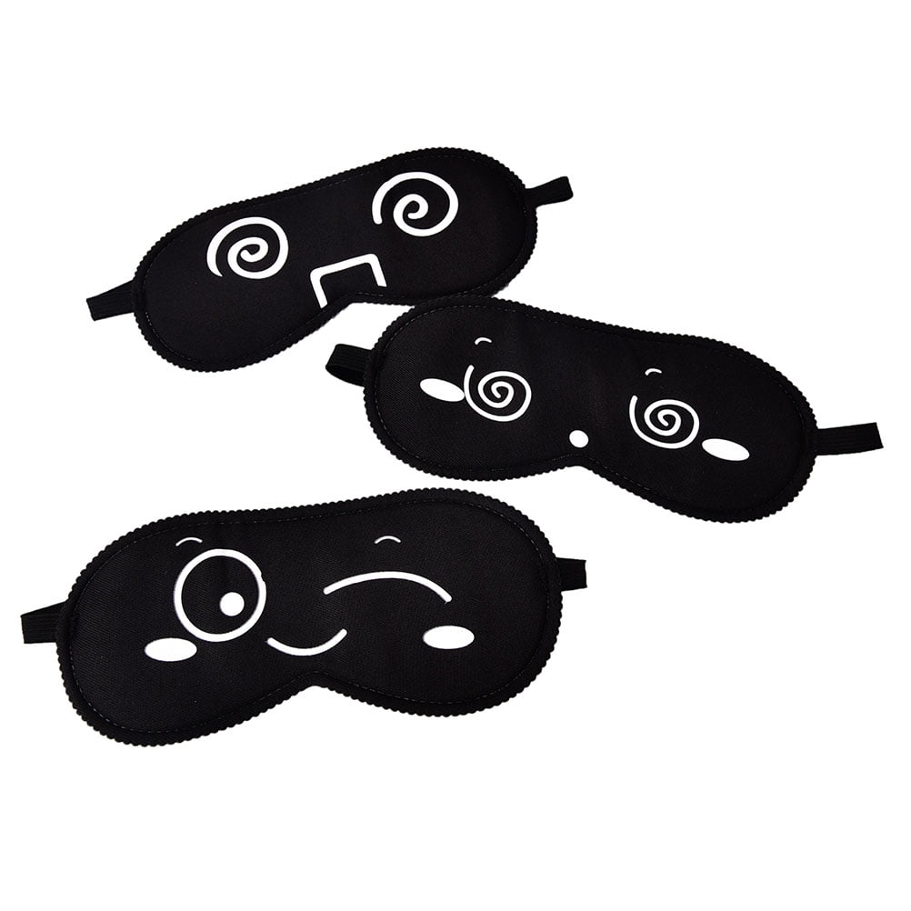 1pc Sleeping Eye Mask Black Mask Travel Sleep Tools Bandage On Eyes Black Eye Shade Sleep Mask