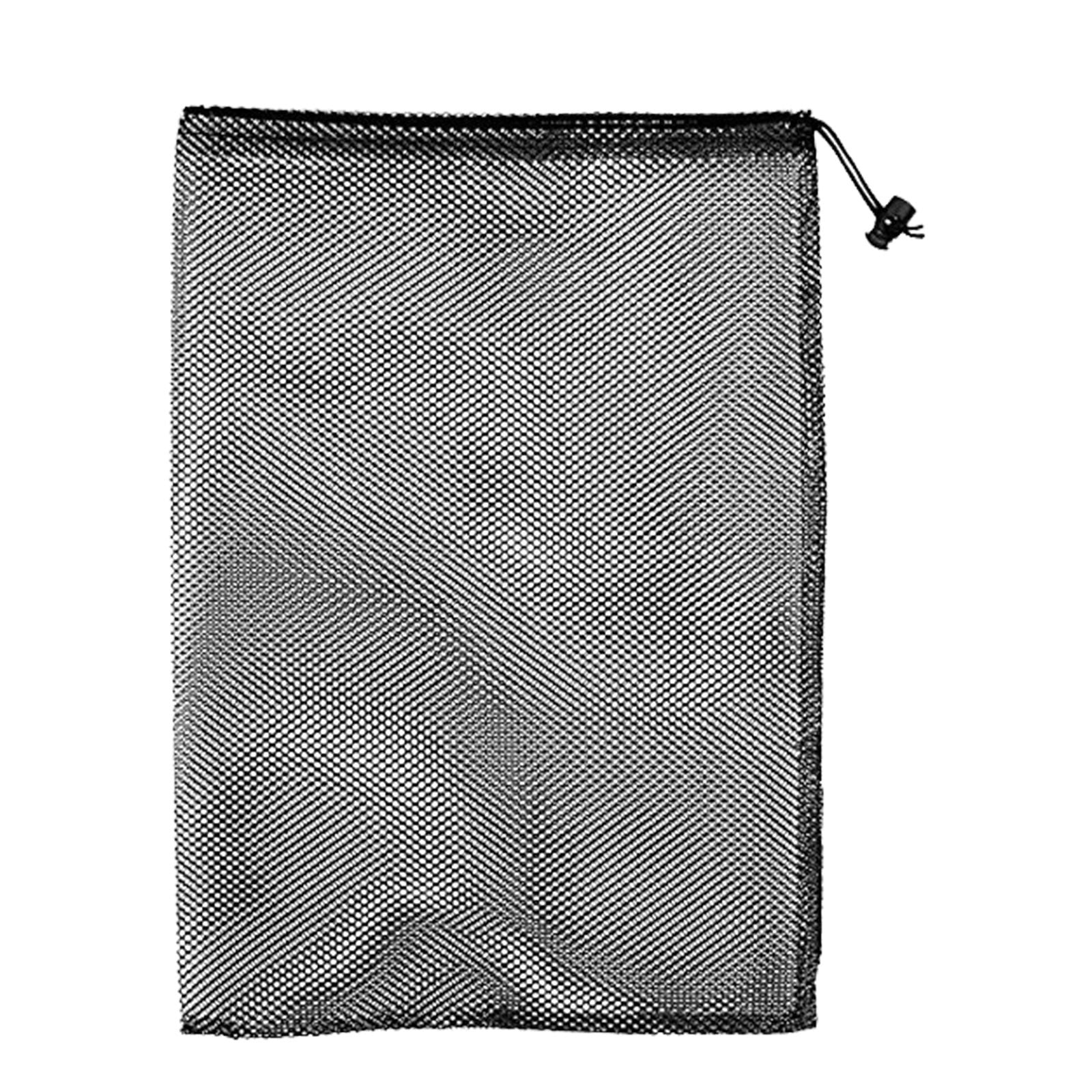 1pc Small Mesh Camping Bags Drawstring Bag Durable Mesh Small Storage