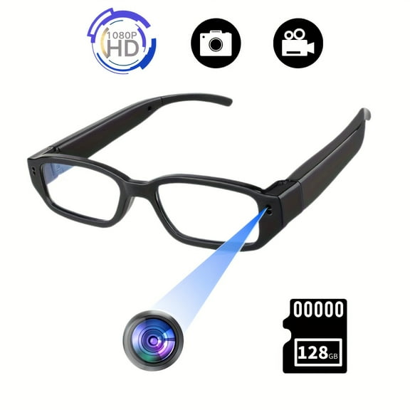 1pc Smart Glasses Camera 1080P Digital Video Recorder Camcorder Eye Protection DV Sports Action Camera for Traveling, Camping & Outdoor Activities, Adventure Gear, Modern Eyewear, Functional Design