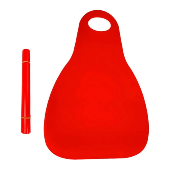 1pc Snow Crazy Carpet,Winter Flying Carpet,Generic Flexible Lightweight Roll Up Snow Sled Portable Rolling Snow Slider, Ski Board with Handles for Teens Adult Winter Outdoor Sports (Red-A)