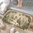 thumbnail image 1 of 1pc A Snowman with Children Absorbent Non-Slip Bathroom Thickened Flannel Rug Decor,Soft,Quick Drying,Suitable For Indoor/outdoor Use,Bathrooms,Bedrooms,Kitchens,Terrace,Laundry Rooms,16"x24", 1 of 9