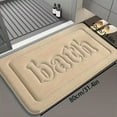 1pc Soft Floor Mat, Absorbent & Quickdrying Kitchen Floor Carpet, Non