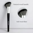 thumbnail image 1 of 1pc Soft Fluffy Contouring Brush Side Face Oblique Shadow Brush Face Profile Large Makeup Brush Bronzer Powder Blush Brushes, 1 of 6