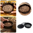 thumbnail image 1 of 1pc Soil Sifter - Bonsai Soil Sieve with Interchangeable 3 Size Mesh - Garden Potting Sifter Sorting Pan for Rocks Sand Gardening Yard & Potting Applications (Black), 1 of 7