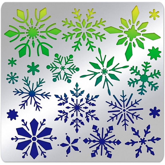 1pc Stainless Steel Cutting Dies Stencils Decorative Embossing DIY Paper Card Matte Style Snowflake Pattern 15.6x15.6cm