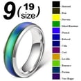 thumbnail image 1 of 1pc Stainless Steel Mood Ring - Color-Changing Imitation Inlay, Relax Jewelry for Men & Women, Adjustable Emotion Ring with Gradient Color Guide (Stress/Neutral/Emotion/Mixed) - Unique Gift Idea,, 1 of 15