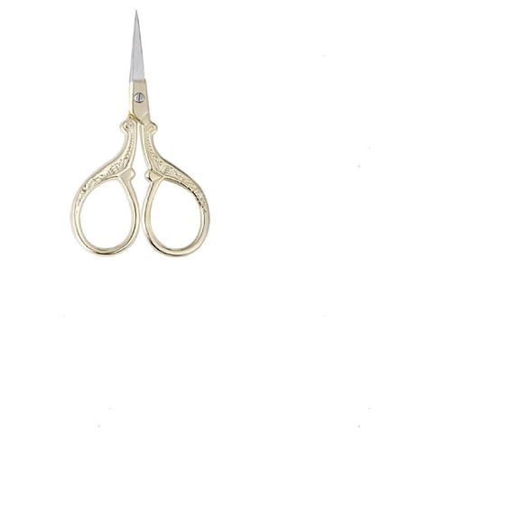 1pc Stainless Steel Scissors Embroidery Scissors Sewing Scissors Golden 9cm