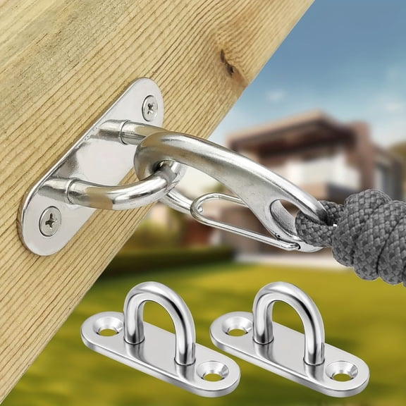 1pc Stainless Steel Thickened Ceiling Hook - Heavy Duty Hanging Hook for Fans, Pulleys, and Planters