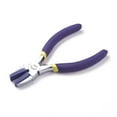 thumbnail image 1 of 1pc Steel Jewelry Pliers Flat Nose Pliers Nylon Jaw Pliers(Nylon Jaw Can be Replaced) Stainless Steel Color, 1 of 5