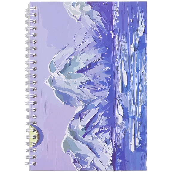 1pc Sticker Collecting Loose-leaf A5 Spiral Bound Notebook Hand Account Release Paper Mountain 155x210x4.6mm