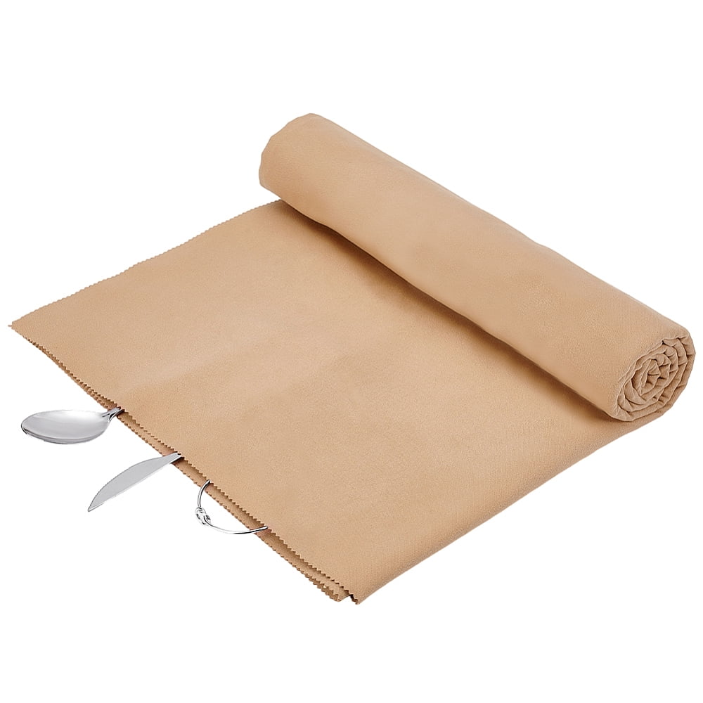 1pc Suede Fabric Silver Polishing Cloth Jewelry Cleaning Cloth Peru 200x150x0.05cm