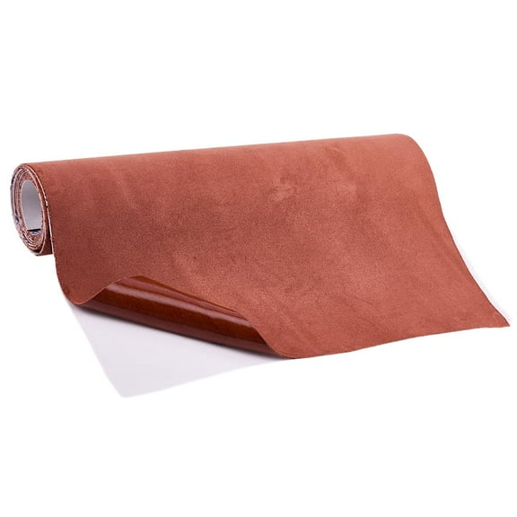 1pc Suede Fabric for Car Interior Decoration Modified Furniture Decorationm Chocolate 300x1500x1mm
