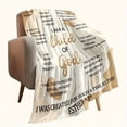 thumbnail image 1 of 1pc Super Soft Fleece Bible Verse Blanket - Bedding Blankets & Throws Christian Gifts For Women, Religious And Inspirational, 1 of 6