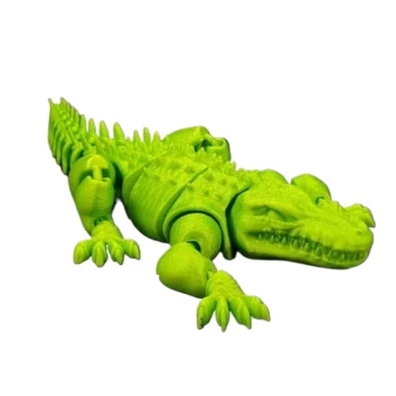1pc Swamp King: Posable Crocodile! 3D printing