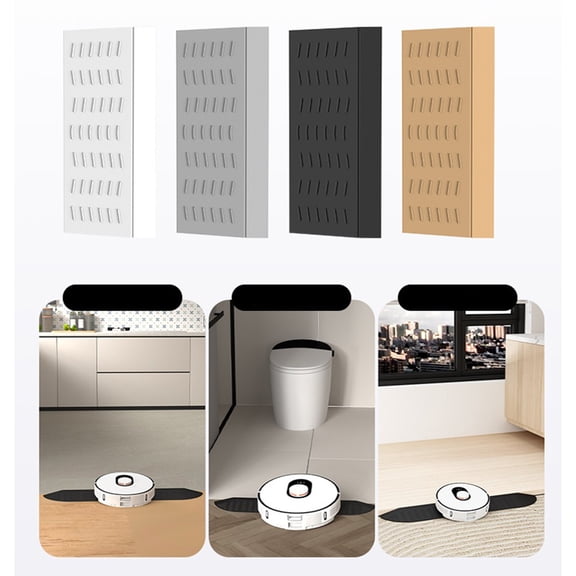 1pc Sweeping Robot Threshold Bar Accessory Climbing Pad Step Splicing Slope Bar Vacuum Cleaner Sweeping Robot Door Sill Doorway Yellow-58cm Smile Home