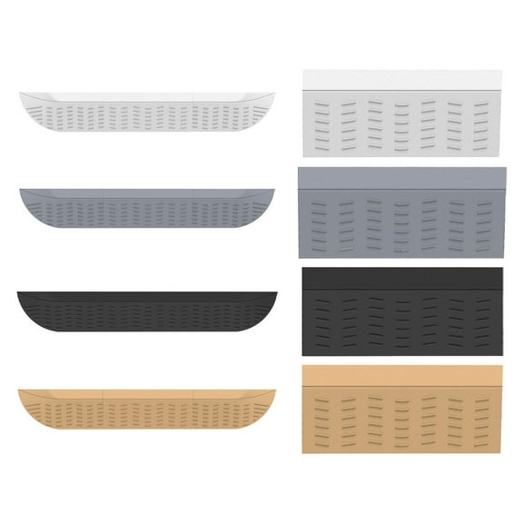 1pc Sweeping Robot Threshold Bar Accessory Climbing Pad Step Splicing Slope Bar Vacuum Cleaner Sweeping Robot Door Sill Doorway white-20cm Smile Home