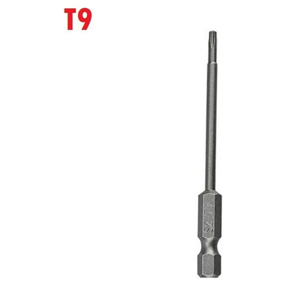 1pc T6-T40 Magnetic Head Torx Screwdriver Bit 75mm Security Tamper Proof Star