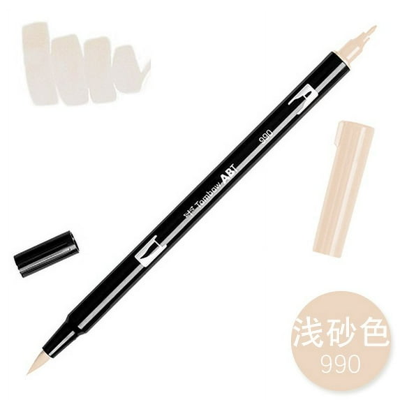 1pc TOMBOW AB-T Japan 96 colors double heads art brush pen marker profession water marker pen painting supplies 990