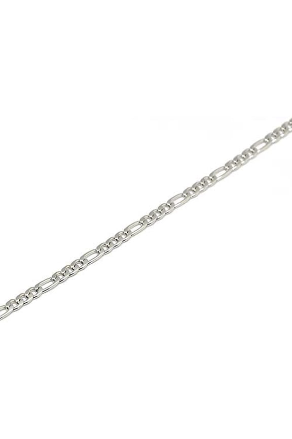 1pc Tarnish Resistant 304 Stainless Steel Figaro Chain Necklace Making Stainless Steel color 17.91 inch(45.5cm) 3mm
