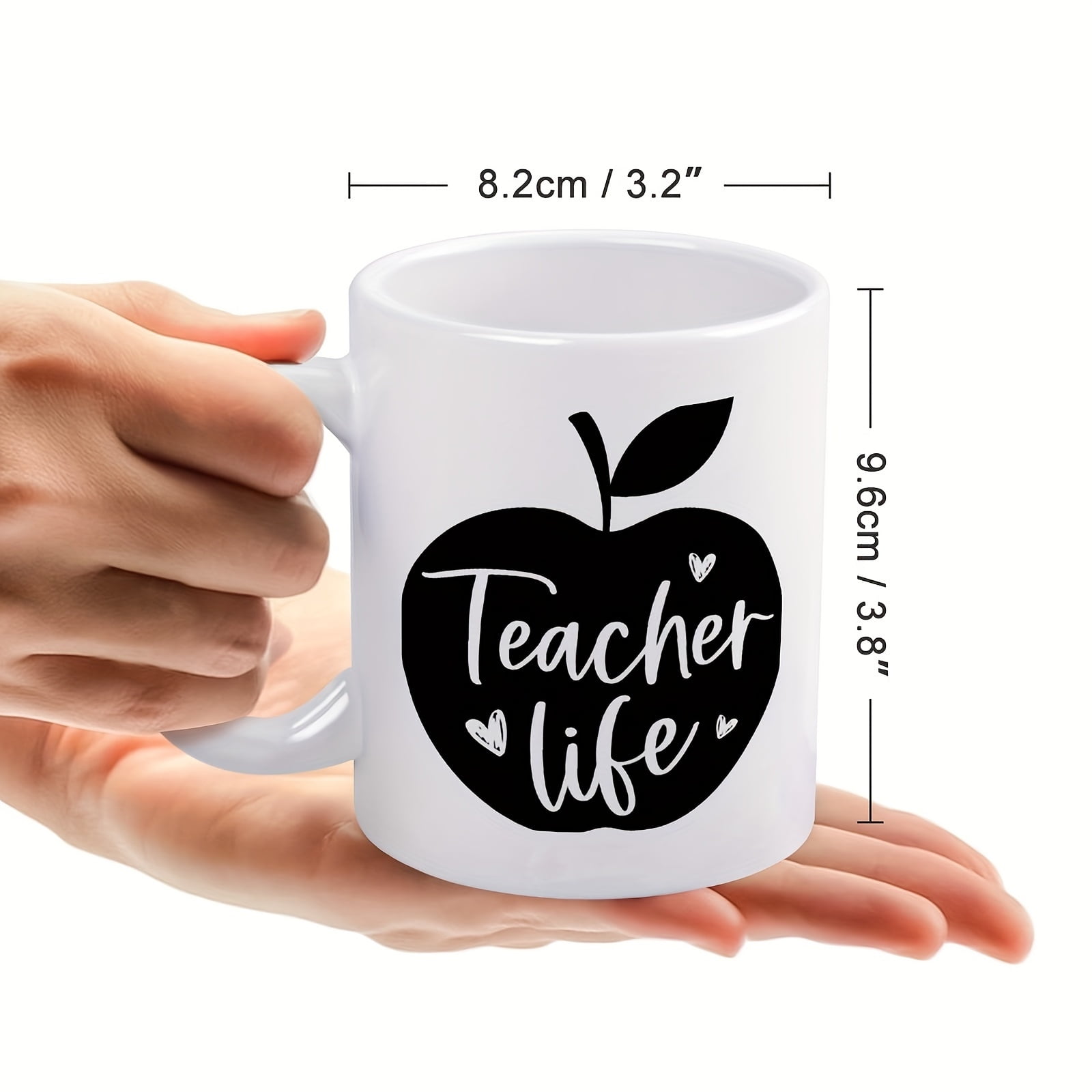 1pc, Teachers Day Gifts, Teacher Coffee Cup, Best Teacher Appreciation Gifts, Teachers Day Gifts For Women Men, Graduation Gifts, Teacher Retirement Gifts, Christmas Teacher Gifts, Thanksgiving