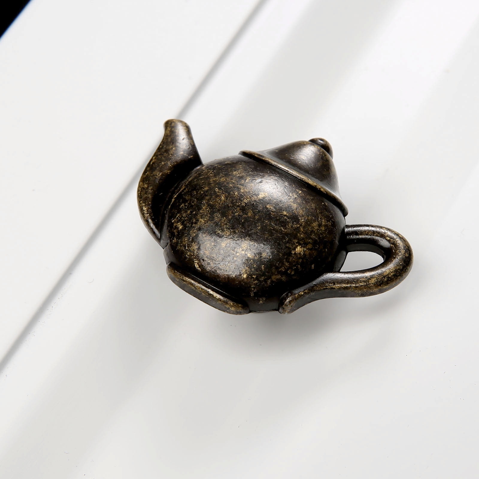 1pc Teapot Antique Furniture Handle Zinc Alloy Drawer Door Knobs Closet