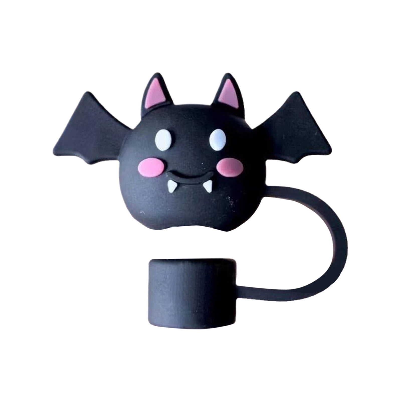 1pc Themed Silicone Straw Cover Cap Cute 3D Topper For Cups And Bottles