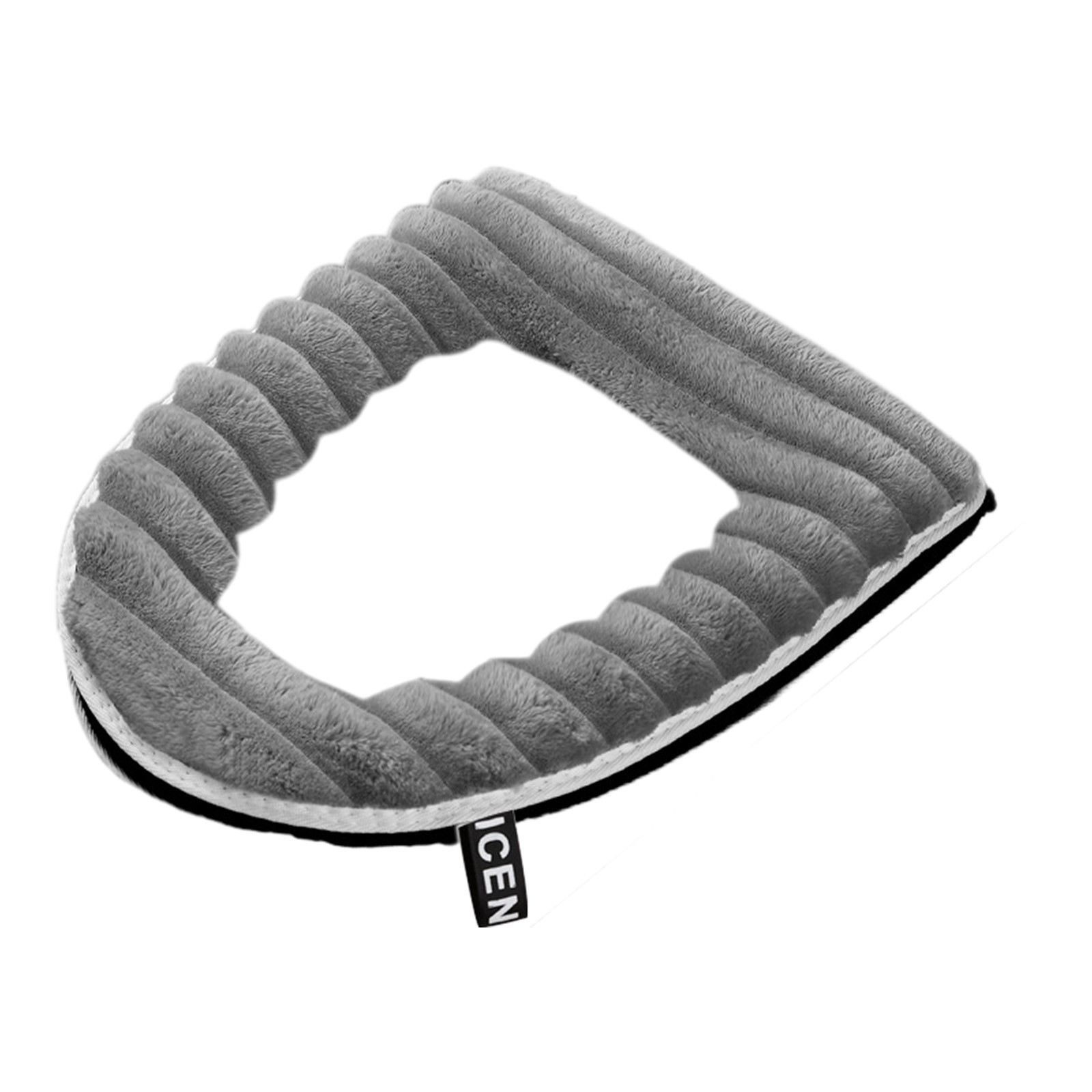 1pc Toilet Warmer Pad Elongated Raised Toilet Seat Toilet Seats Fuzzy