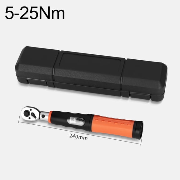 1pc Torque Wrench with Square Drive and Adjustable Torque Settings Featuring Smooth Ratchet Head for Precision Bolt Fastening