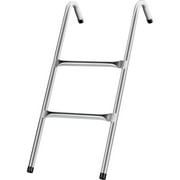 1pc Trampoline Ladder Replacement for 16ft Trampoline Parts & Accessories,Silver,Only Suitable for INCLAKE, Triple Tree, JINS&VICO, DESNOC, ARCTICSCORPION Brands, Not Fit Other Brands