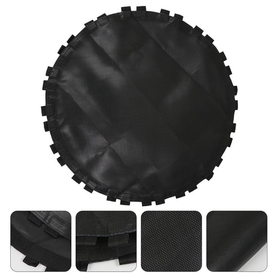 1pc Trampoline Net Cloth Trampoline Replacement Mat Trampoline Jump Cloth (Black)