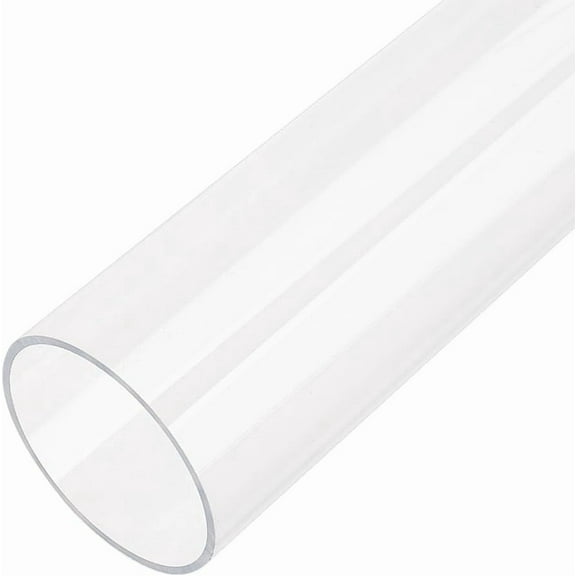 1pc Transparent Acrylic Pipe for Lamps and Lanterns Water Cooling System Clear 250x55mm Inner Diameter: 50.5mm
