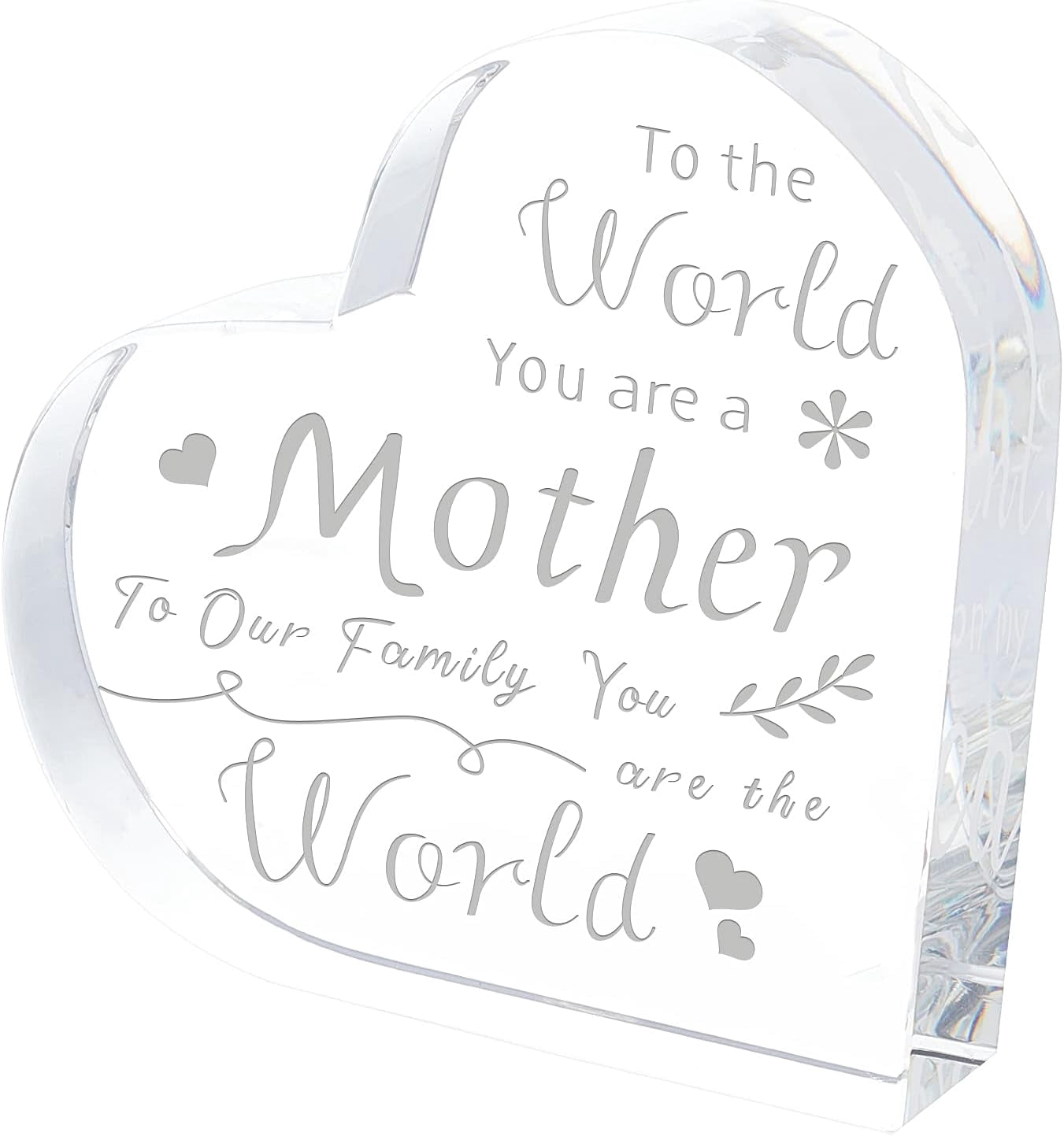 1pc Transparent Glass Display Decorations for Gifts Home Decorations ...