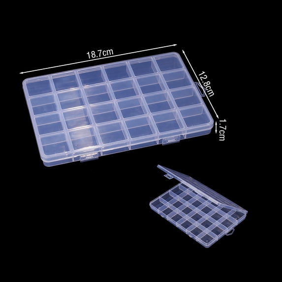 1pc Transparent Plastic Packaging Box Portable Jewelry Beads Tool Box For Organizer Storage Ring Necklace Loose Beads 9