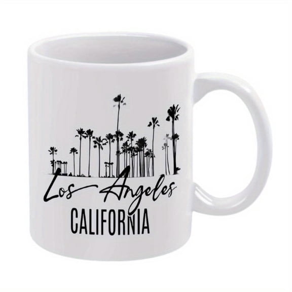 1pc Trees Coffee Mug 11oz Ceramic Coffee Cups Cups Summer Winter Drinkware Birthday Gifts Holiday Gifts