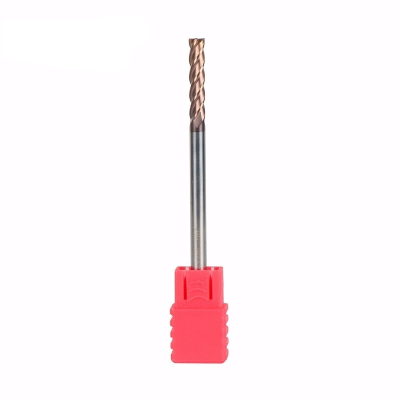 1pc Tungsten Steel End Mills 4 Flute Flattened Head HRC55 CNC Milling Carbide End Mills D4/6/10/12-75