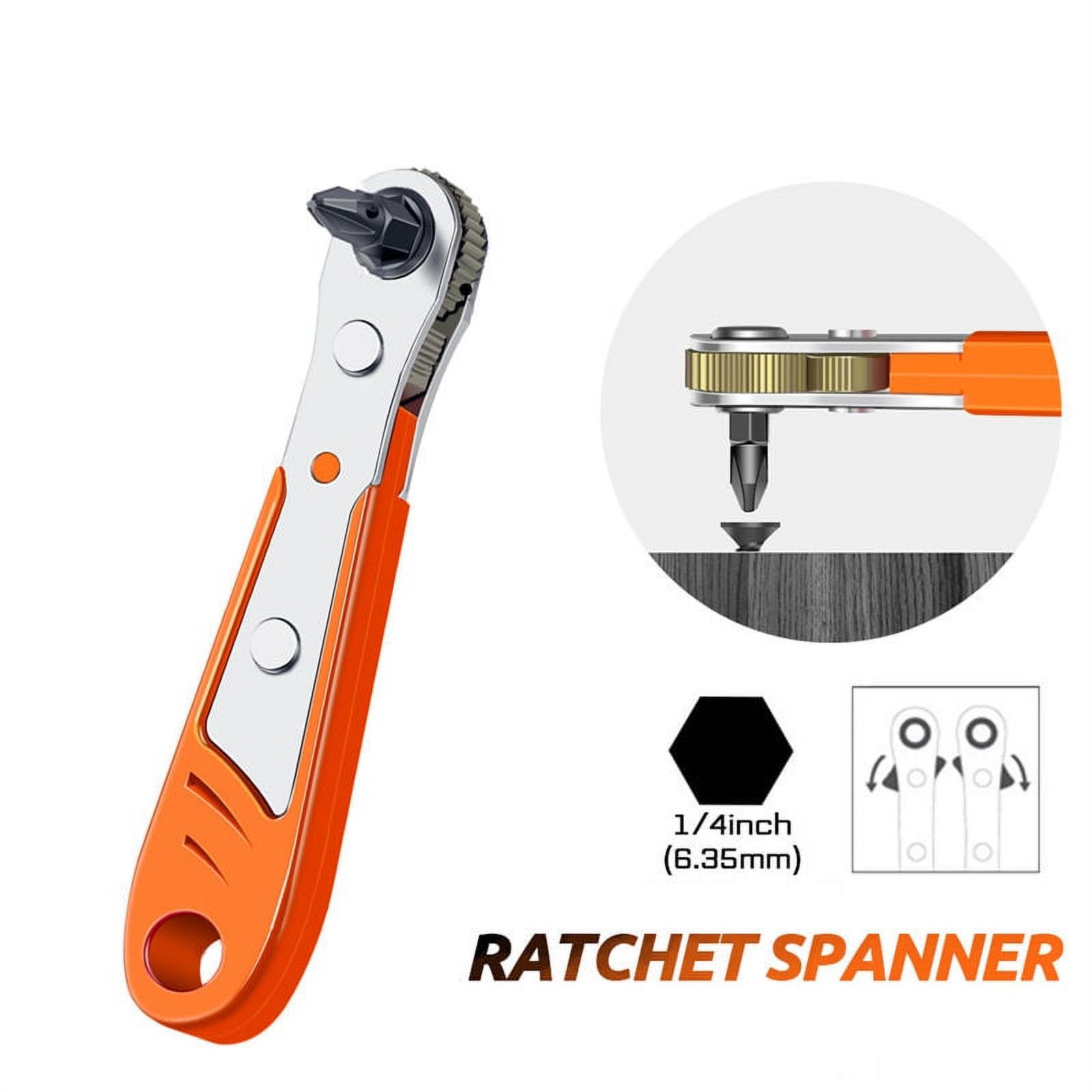1pc Twoway Multifunction Forward And Reverse Ratchet Screwdriver