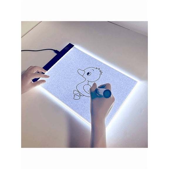 1pc  Ultra-Thin Portable LED Art Craft Light Pad, LED Pad Drawing Copy Board With Thin Acrylic, USB Powered Trace Light Box With Three-Level Brightness, Suitable For Tattoo Drawing,
