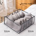 1pc Underwear Drawer Organizer Storage Box Foldable Closet Organizers ...