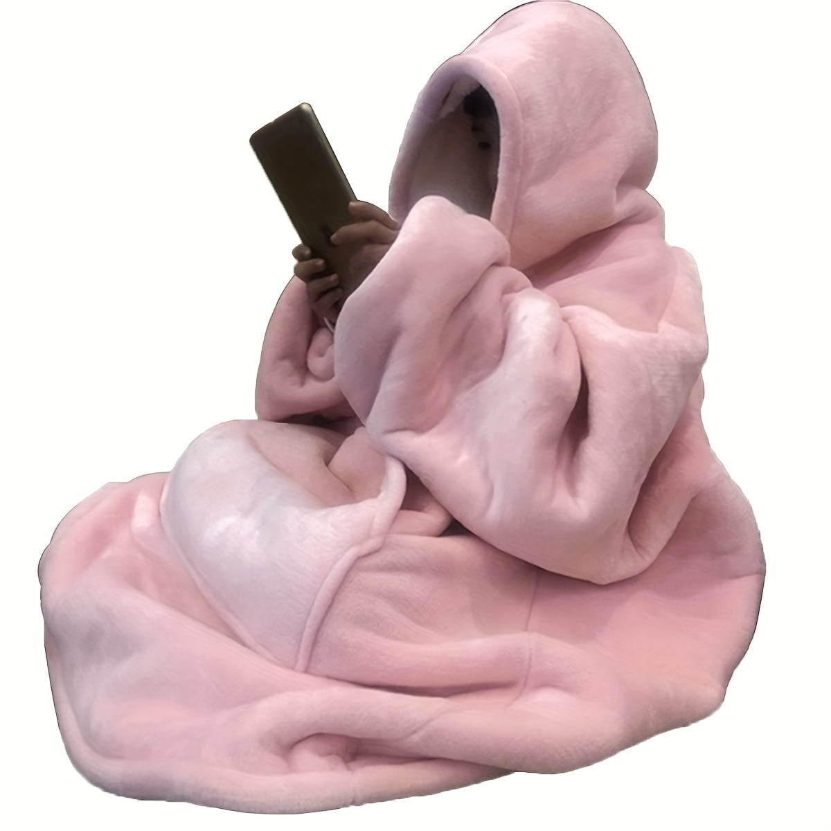 Nestl Warm Oversized Unisex Wearable Blanket Hoodie Reversible Cozy Snuggle Hoodie Blanket Giant Sweater Blanket Hoodie Adult Navy Planet Walmart
