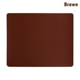 thumbnail image 1 of 1pc Universal Home Office Game Desk Cushion Computer Mouse Pad Anti-slip Leather Mice Mat BROWN, 1 of 8